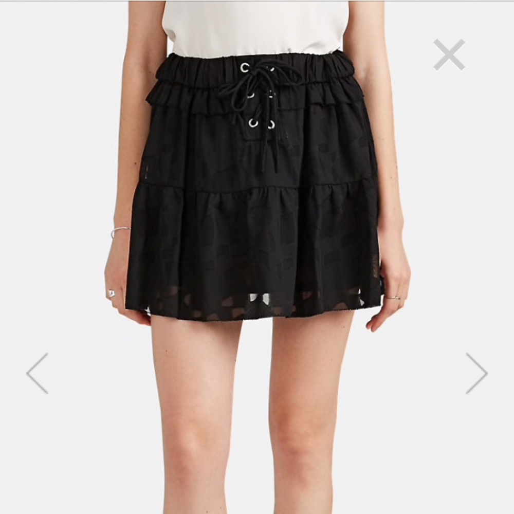 Iro perfect little black mini skirt worn once